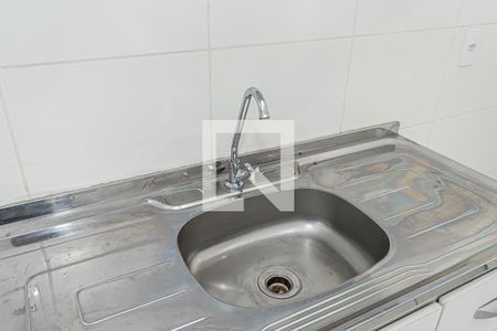 Detalhe Cozinha de apartamento para alugar com 1 quarto, 30m² em Vila Palmeiras, São Paulo