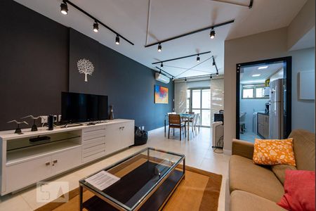 Sala de apartamento para alugar com 2 quartos, 85m² em Leblon, Rio de Janeiro