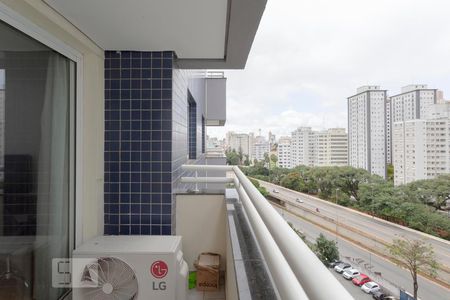 Varanda de apartamento para alugar com 1 quarto, 36m² em Bela Vista, São Paulo