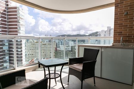 Varanda de apartamento para alugar com 1 quarto, 45m² em Gonzaga, Santos