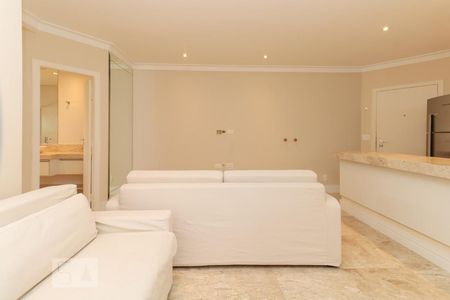 Sala de apartamento à venda com 1 quarto, 54m² em Jardim Paulistano, São Paulo