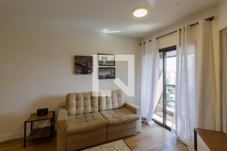 Sala de apartamento para alugar com 1 quarto, 42m² em Jardim Paulistano, São Paulo