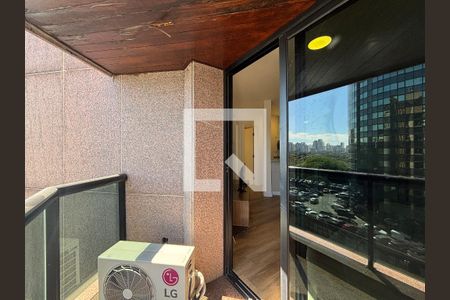 Varanda de apartamento para alugar com 1 quarto, 42m² em Jardim Paulistano, São Paulo