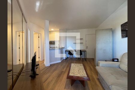 Sala de apartamento para alugar com 1 quarto, 42m² em Jardim Paulistano, São Paulo