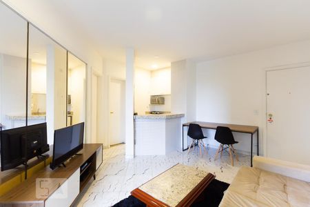 Sala de kitnet/studio para alugar com 1 quarto, 42m² em Jardim Paulistano, São Paulo