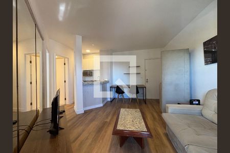 Sala de apartamento para alugar com 1 quarto, 42m² em Jardim Paulistano, São Paulo