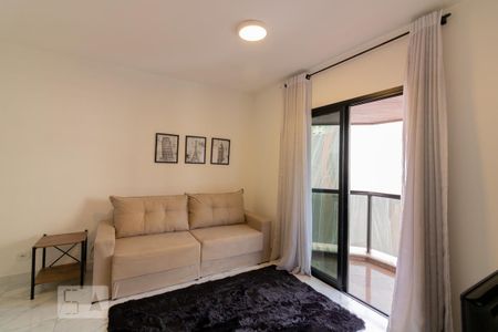 Sala de apartamento para alugar com 1 quarto, 48m² em Jardim Paulistano, São Paulo