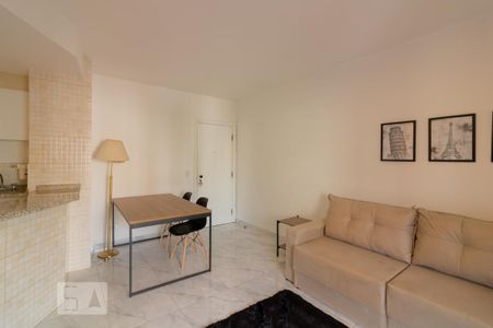 Sala de apartamento para alugar com 1 quarto, 48m² em Jardim Paulistano, São Paulo