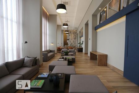 Studio para alugar com 35m², 1 quarto e 1 vaga Studio para alugar com 35m², 1 quarto e 1 vagaÁrea comum - salão