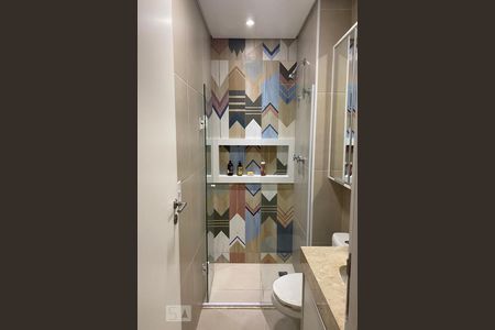 Studio para alugar com 35m², 1 quarto e 1 vaga Studio para alugar com 35m², 1 quarto e 1 vagaBanheiro