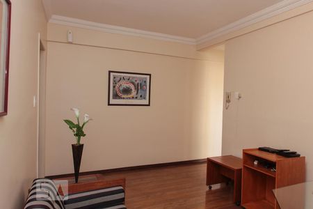 Sala de apartamento para alugar com 1 quarto, 50m² em Lourdes, Belo Horizonte