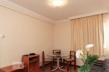 Sala de apartamento para alugar com 1 quarto, 50m² em Lourdes, Belo Horizonte