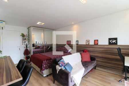 Sala/Quarto de apartamento à venda com 1 quarto, 36m² em Brooklin Paulista, São Paulo