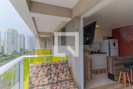 Apartamento à venda com 36m², 1 quarto e 1 vagaVaranda