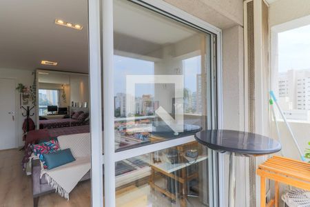 Varanda de apartamento à venda com 1 quarto, 36m² em Brooklin Paulista, São Paulo