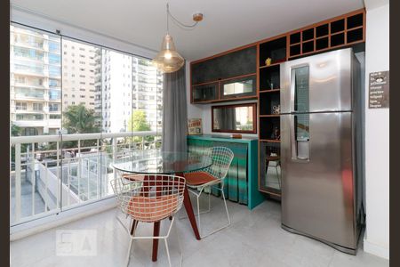Sala de jantar de apartamento para alugar com 1 quarto, 44m² em Jardim Paulista, São Paulo