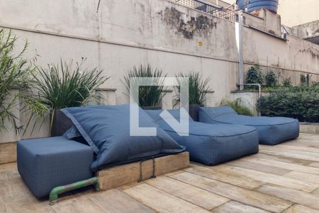 Apartamento para alugar com 29m², 1 quarto e sem vaga Apartamento para alugar com 29m², 1 quarto e sem vagaÁrea comum - Solarium