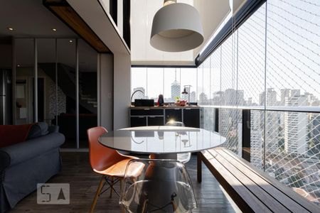 Apartamento para alugar com 63m², 1 quarto e 2 vagasSacada/Área de Serviço