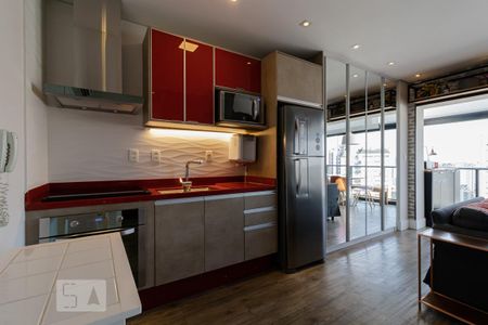 Sala/Cozinha de apartamento para alugar com 1 quarto, 63m² em Vila Mariana, São Paulo