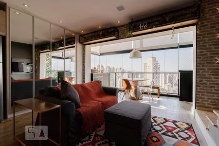 Sala/Cozinha de apartamento para alugar com 1 quarto, 63m² em Vila Mariana, São Paulo