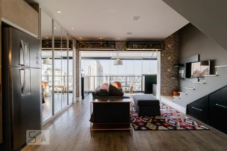 Sala/Cozinha de apartamento para alugar com 1 quarto, 63m² em Vila Mariana, São Paulo