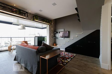 Sala/Cozinha de apartamento para alugar com 1 quarto, 63m² em Vila Mariana, São Paulo