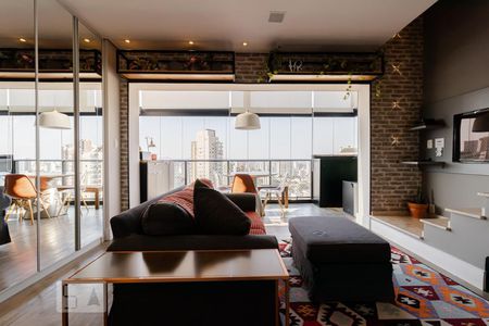 Sala/Cozinha de apartamento para alugar com 1 quarto, 63m² em Vila Mariana, São Paulo