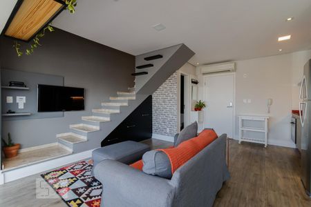 Sala/Cozinha de apartamento para alugar com 1 quarto, 63m² em Vila Mariana, São Paulo