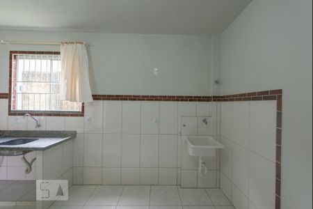 Sala e Cozinha e Área de Serviço de apartamento para alugar com 1 quarto, 35m² em Capoeiras, Florianópolis