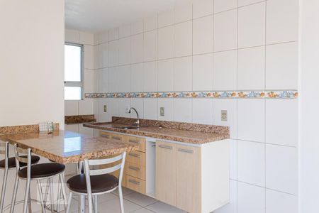 Cozinha de apartamento para alugar com 2 quartos, 40m² em Centro, Canoas