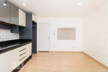 Sala e Cozinha de apartamento para alugar com 1 quarto, 35m² em Vila Nova Carolina, São Paulo