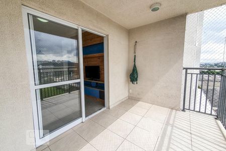 Varanda da Sala de apartamento para alugar com 2 quartos, 60m² em Vila Anastácio, São Paulo