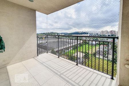 Varanda da Sala de apartamento para alugar com 2 quartos, 60m² em Vila Anastácio, São Paulo