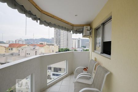 Varanda da Sala de apartamento à venda com 3 quartos, 70m² em Vila Isabel, Rio de Janeiro