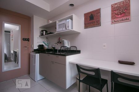 Cozinha de kitnet/studio à venda com 1 quarto, 20m² em Santana, São Paulo