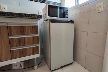 Studio para alugar com 14m², 1 quarto e 1 vagaCozinha - Frigobar e microondas