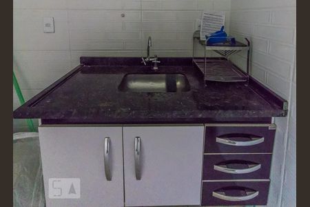 Studio à venda com 40m², 1 quarto e sem vagaCozinha