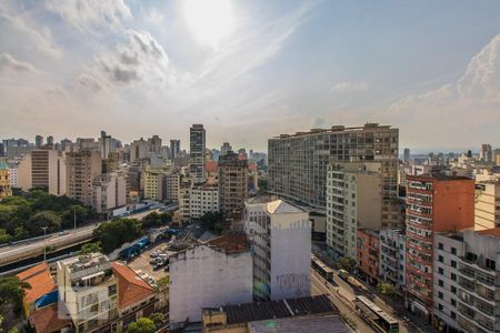 Vista Área de Serviço de kitnet/studio para alugar com 1 quarto, 42m² em Santa Cecília, São Paulo