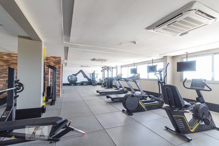 Studio para alugar com 37m², 1 quarto e 1 vaga Studio para alugar com 37m², 1 quarto e 1 vagaÁrea comum - Academia