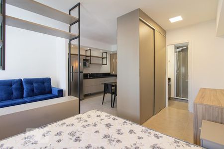 Studio para alugar com 37m², 1 quarto e 1 vaga Studio para alugar com 37m², 1 quarto e 1 vagaQuarto