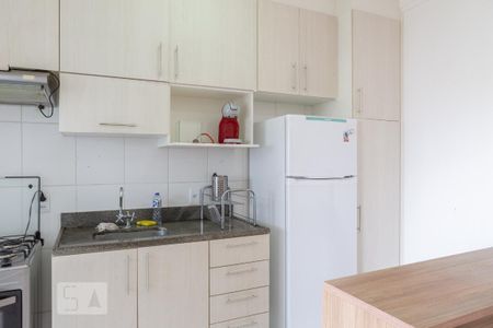 Cozinha de apartamento para alugar com 1 quarto, 33m² em Barra Funda, São Paulo