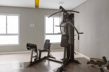 Área comum - Academia de apartamento para alugar com 1 quarto, 33m² em Barra Funda, São Paulo