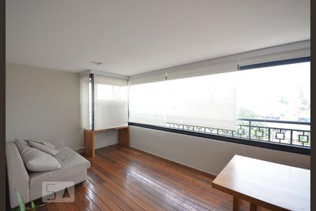 Varanda da Sala de apartamento à venda com 3 quartos, 140m² em Bosque da Saúde, São Paulo