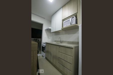 Cozinha - Armários de apartamento para alugar com 1 quarto, 46m² em Jardim Goiás, Goiânia