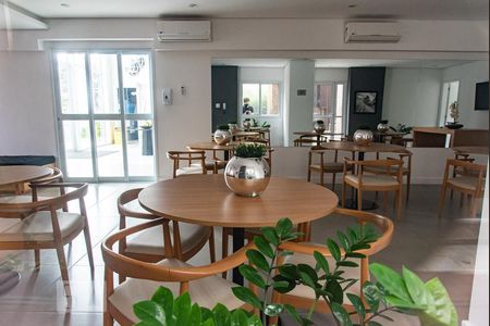 Studio à venda com 40m², 1 quarto e 1 vagaSalão de festas