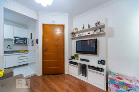 Sala de apartamento à venda com 2 quartos, 55m² em Vila Camilópolis, Santo André