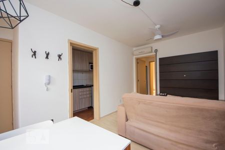 Sala de apartamento à venda com 1 quarto, 45m² em Jardim Floresta, Porto Alegre