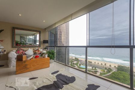 Sala de apartamento à venda com 2 quartos, 170m² em São Conrado, Rio de Janeiro