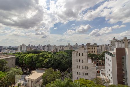 Vista da Varanda de kitnet/studio à venda com 1 quarto, 42m² em Santo Antônio, Belo Horizonte