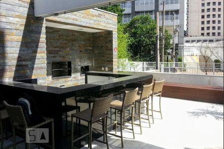 Apartamento à venda com 47m², 1 quarto e 1 vagaChurrasqueira